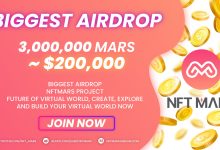 NFTMARS空投奖池价值3,000,000美元MARS代币(约200,000美元)-coinowo