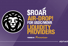 跨链DEX提供商Alphadex将向流动性提供者空投ROAR代币和限量版NFT-coinowo