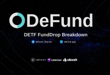 DeFund将向测试网和ATOM、OSMO、AKT质押者和DETF流动性提供者空投-coinowo