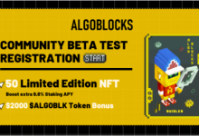 DeFi投资组合Algoblocks抽奖测试网名单-coinowo